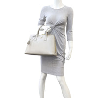 Prada Saffiano Lux Bauletto Tote Mannequin
