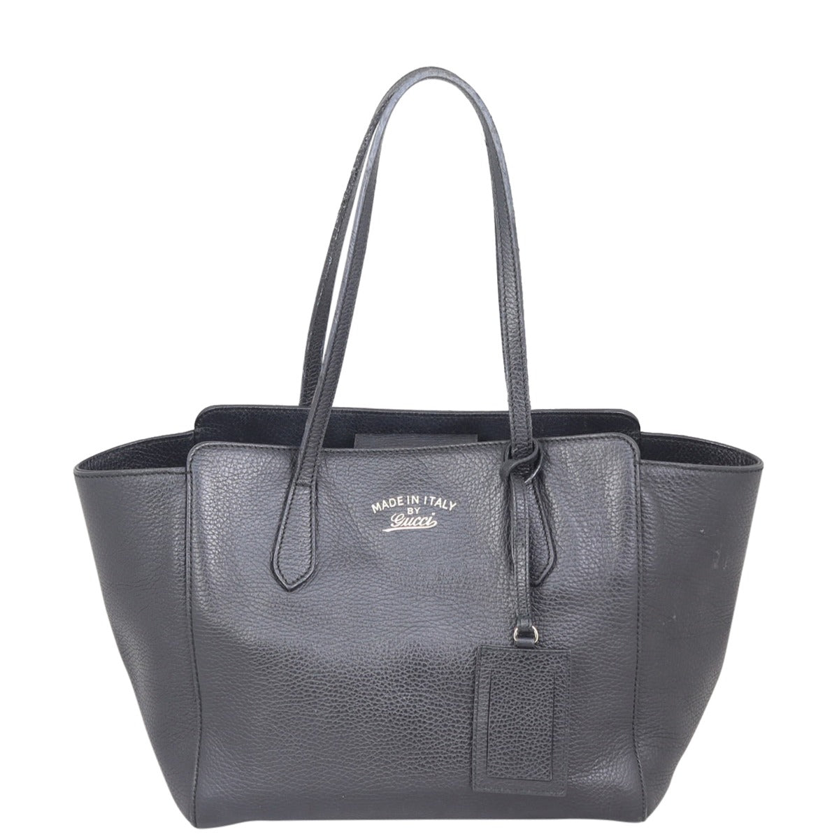 Gucci Swing Leather Tote Small Front
