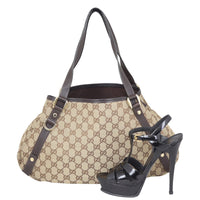 Gucci GG Canvas Abbey Tote Small Shoe
