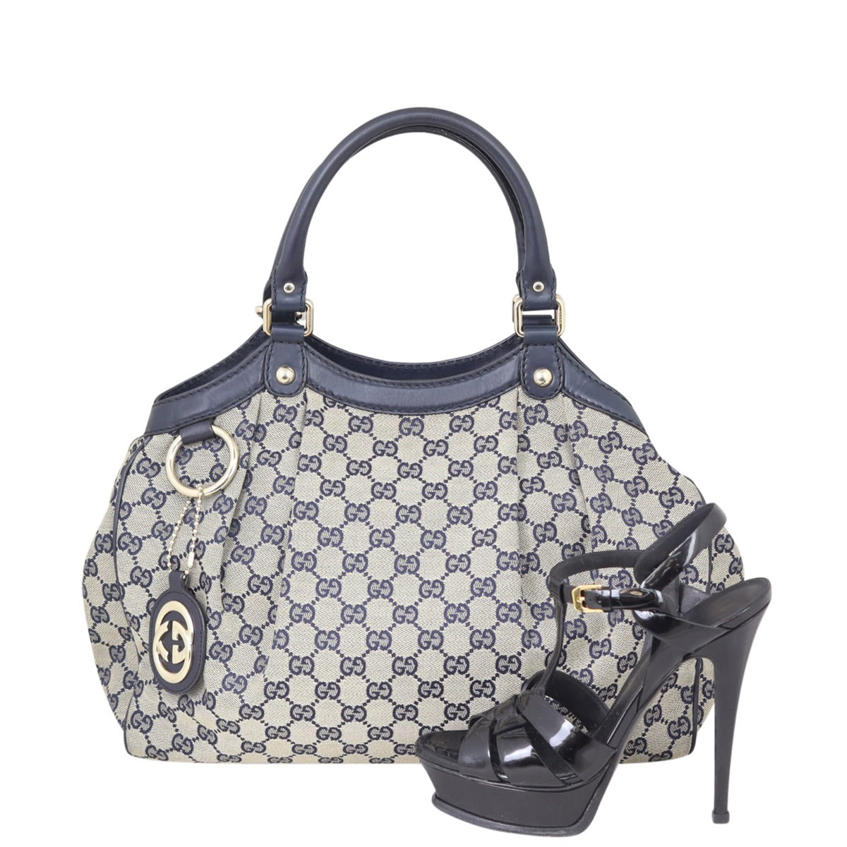 Gucci GG Canvas Sukey Tote Medium Shoe
