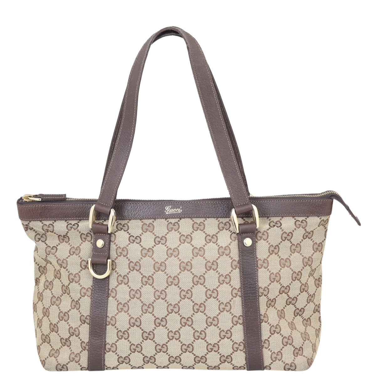 Gucci GG Canvas Abbey Tote Medium Front
