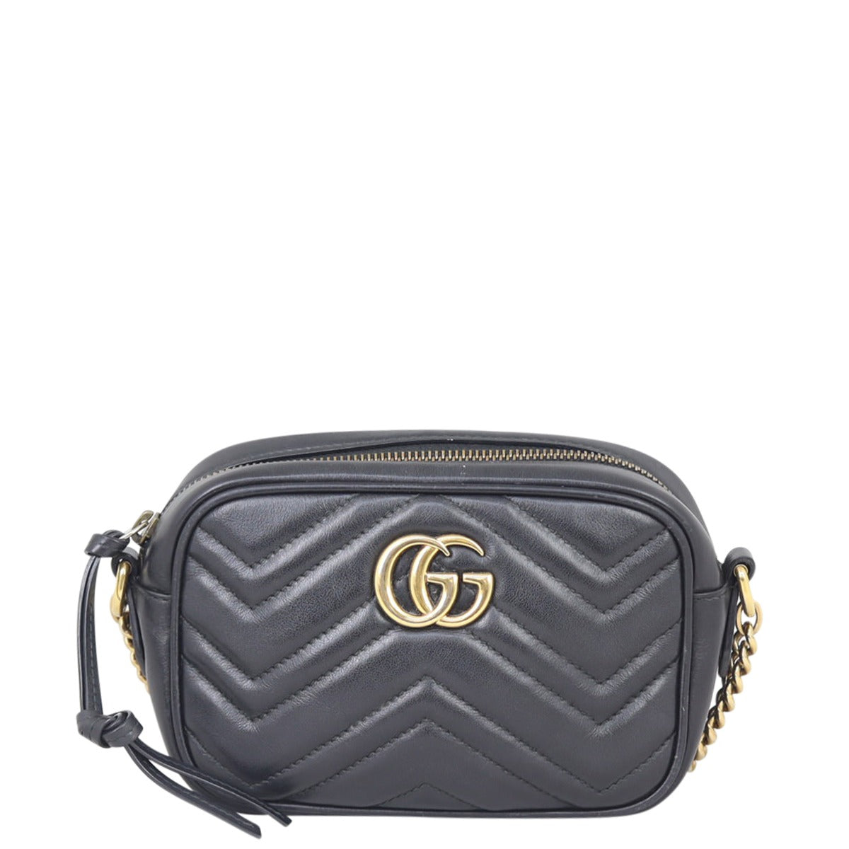 Gucci GG Marmont Mini Camera Bag Front

