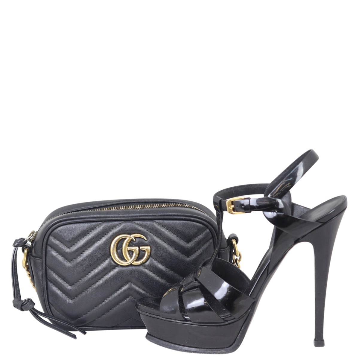 Gucci GG Marmont Mini Camera Bag Shoe
