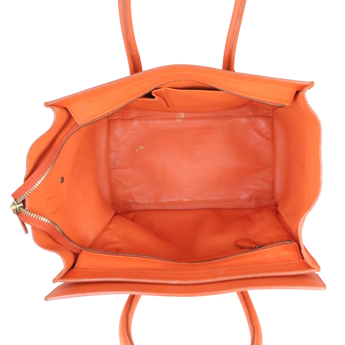 Celine Mini Luggage Tote Whole interior

