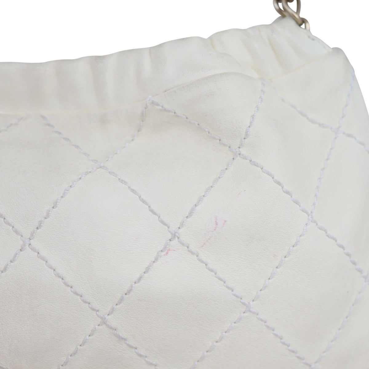 Chanel Quilted Rose Applique Hobo Corner
