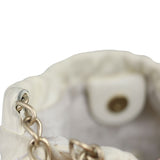 Chanel Quilted Rose Applique Hobo Corner
