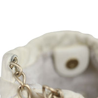 Chanel Quilted Rose Applique Hobo Corner
