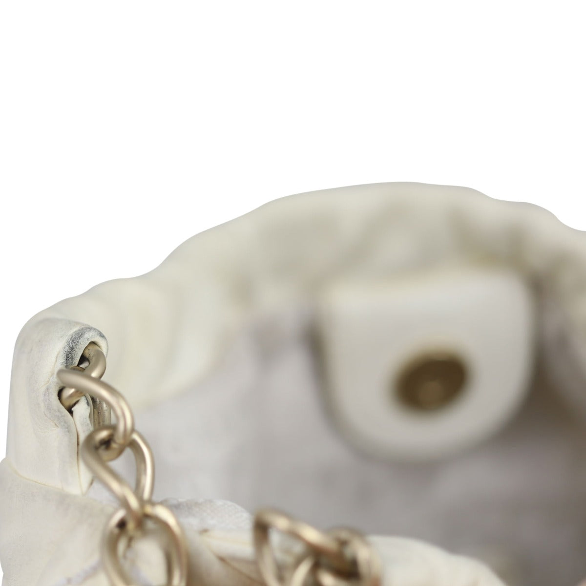 Chanel Quilted Rose Applique Hobo Corner
