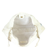 Chanel Quilted Rose Applique Hobo Whole interior
