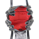 Dior Cannage Drawstring Flap Bag Whole interior
