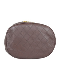 Chanel Vintage Drawstring Bucket Bag Base
