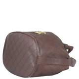 Chanel Vintage Drawstring Bucket Bag Corner
