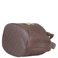 Chanel Vintage Drawstring Bucket Bag Corner
