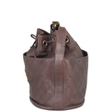 Chanel Vintage Drawstring Bucket Bag Side

