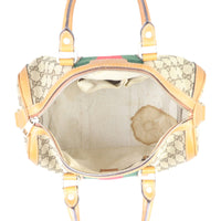 Gucci Vintage Web Original GG Boston Bag Whole interior
