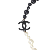 Chanel CC Resin Pearl Bracelet Front