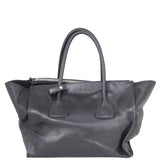 Prada Twin Pocket Glace Calfskin Tote Back
