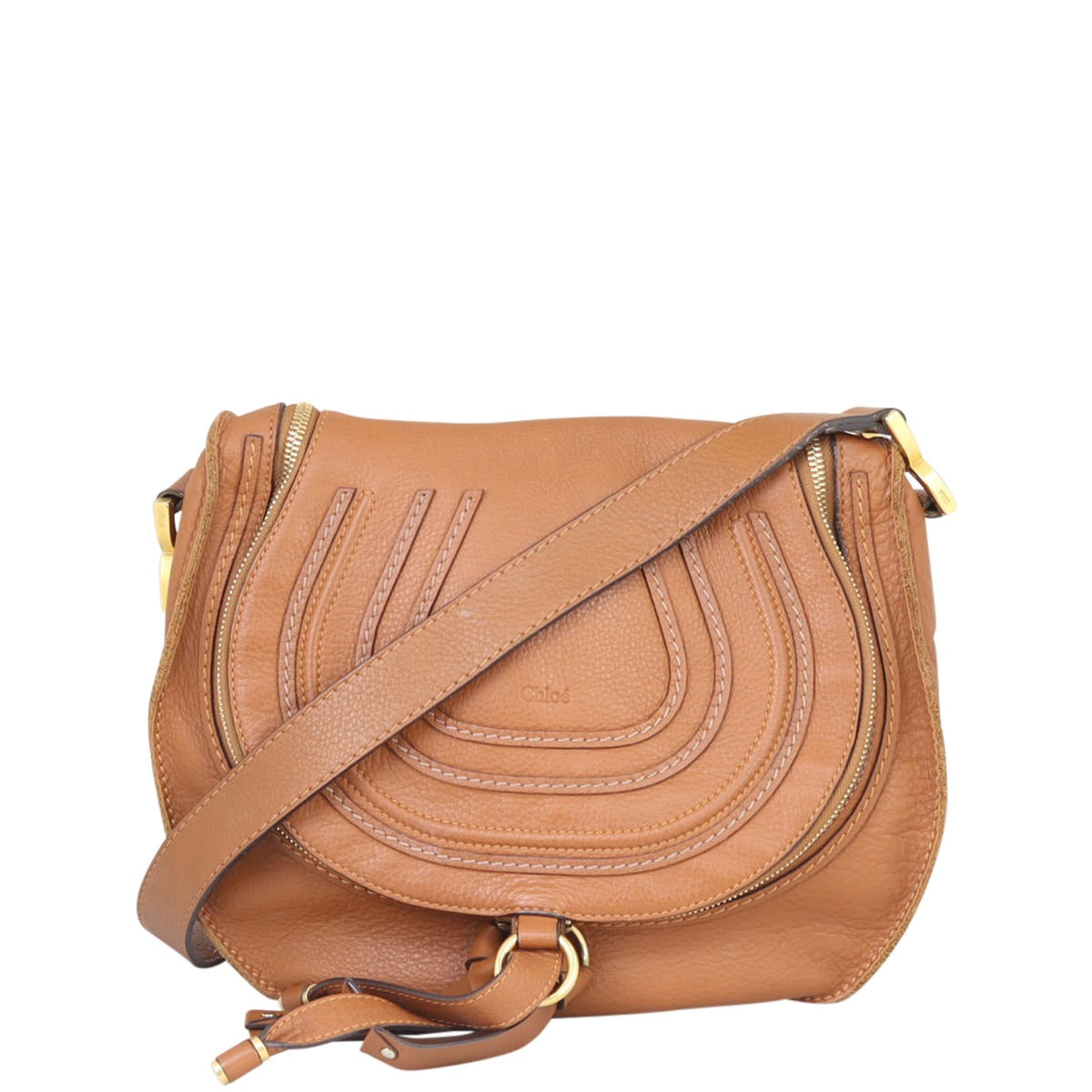 Chloe Marcie Medium Shoulder Bag Front
