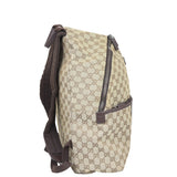 Gucci GG Canvas Backpack Side
