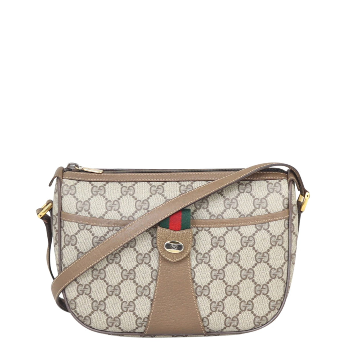 Gucci GG Supreme Vintage Crossbody Front
