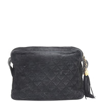 Chanel Suede CC Camera Bag Back
