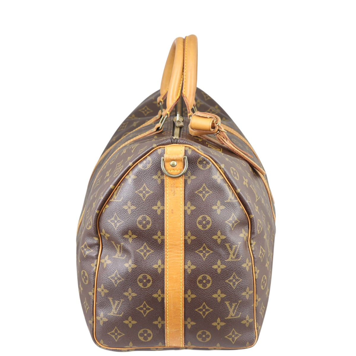 Louis Vuitton Keepall 50 Bandouliere Monogram Side
