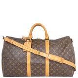 Louis Vuitton Keepall 50 Bandouliere Monogram Front
