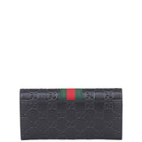 Gucci Signature Guccissima Web Wallet Back

