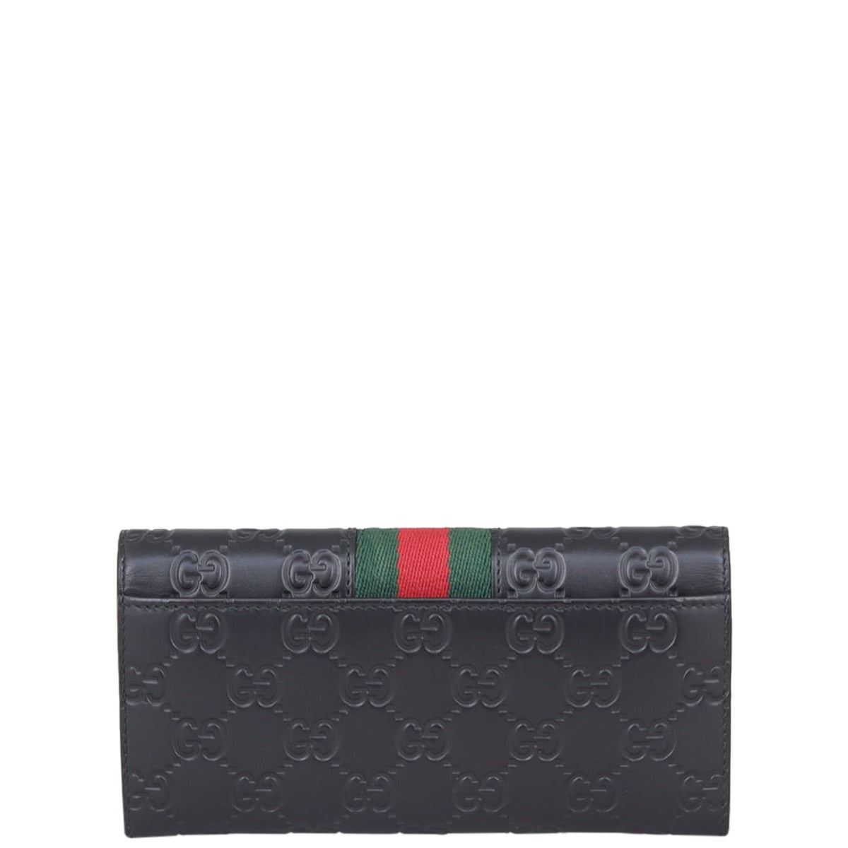 Gucci Signature Guccissima Web Wallet Back
