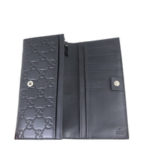 Gucci Signature Guccissima Web Wallet Whole interior
