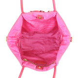 Prada Tessuto Jacquard Tote Whole interior
