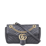 Gucci GG Marmont Matelasse Small Shoulder Bag Front
