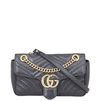 Gucci GG Marmont Matelasse Small Shoulder Bag Front
