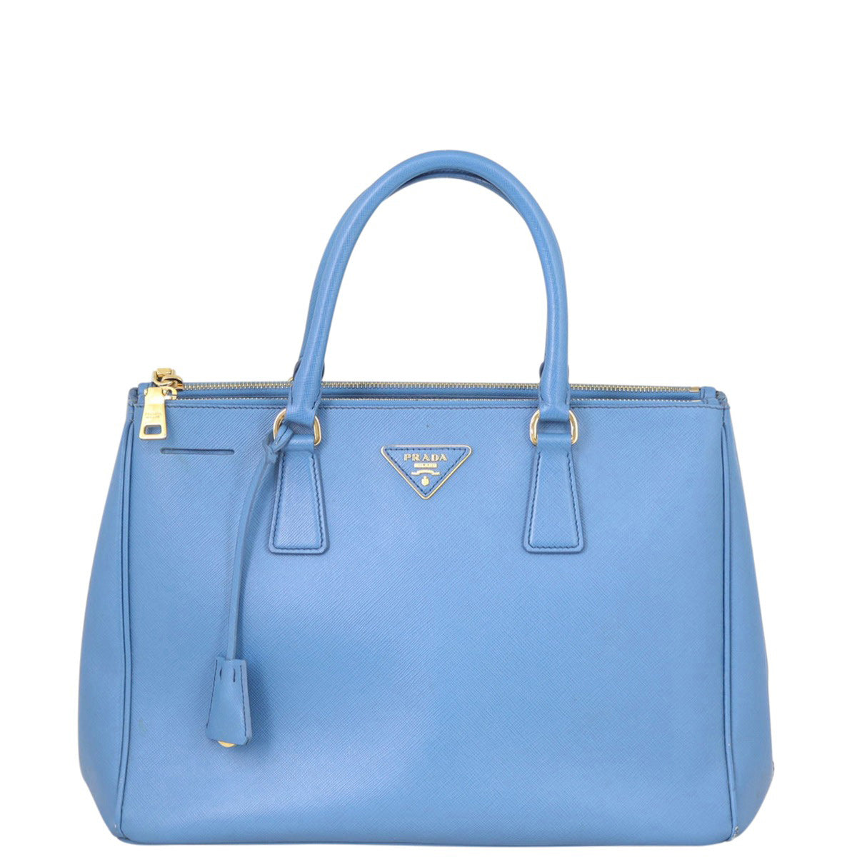 Prada Saffiano Lux Galleria Double Zip Tote Medium Front