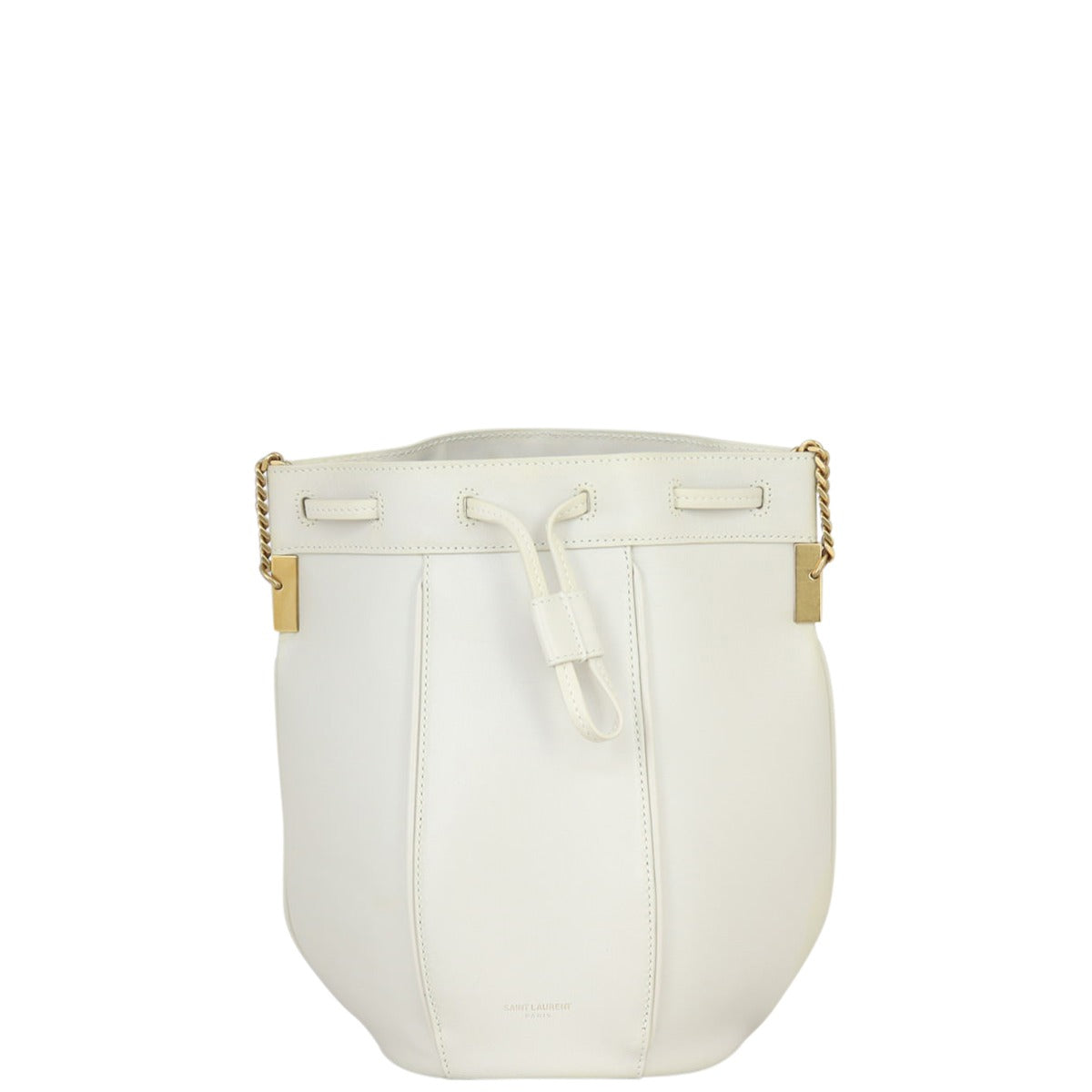 Saint Laurent Talitha Bucket Bag Small Front
