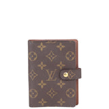 Louis Vuitton Small Ring Agenda Cover Monogram Front
