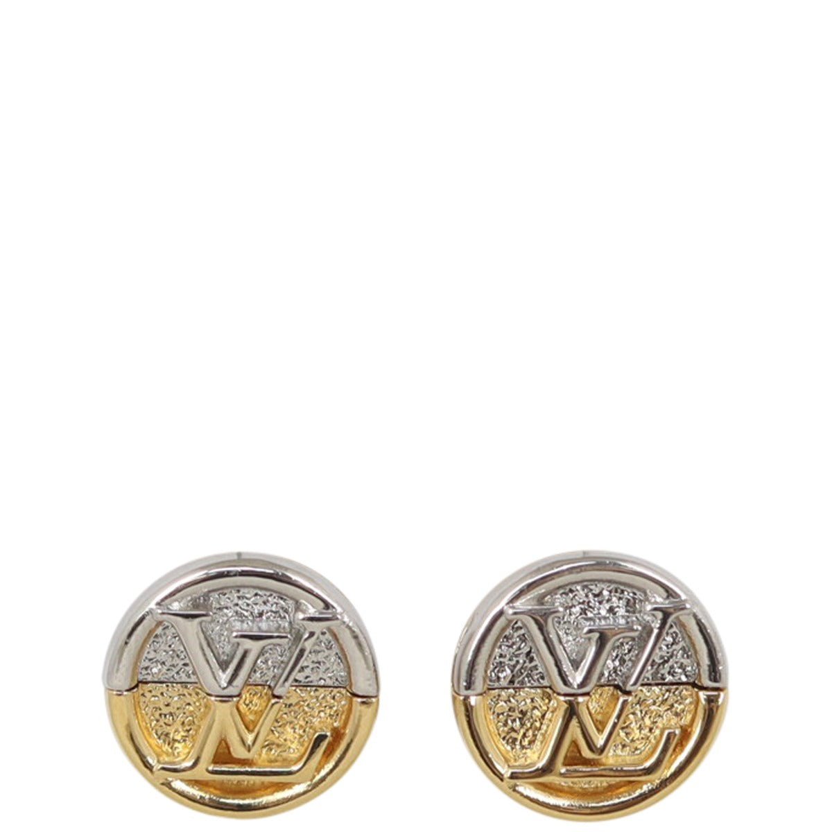 Louis Vuitton L to V Earrings Front
