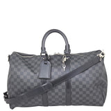 Louis Vuitton Keepall Bandouliere 45 Damier Graphite Front
