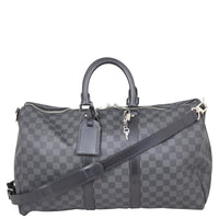 Louis Vuitton Keepall Bandouliere 45 Damier Graphite Front

