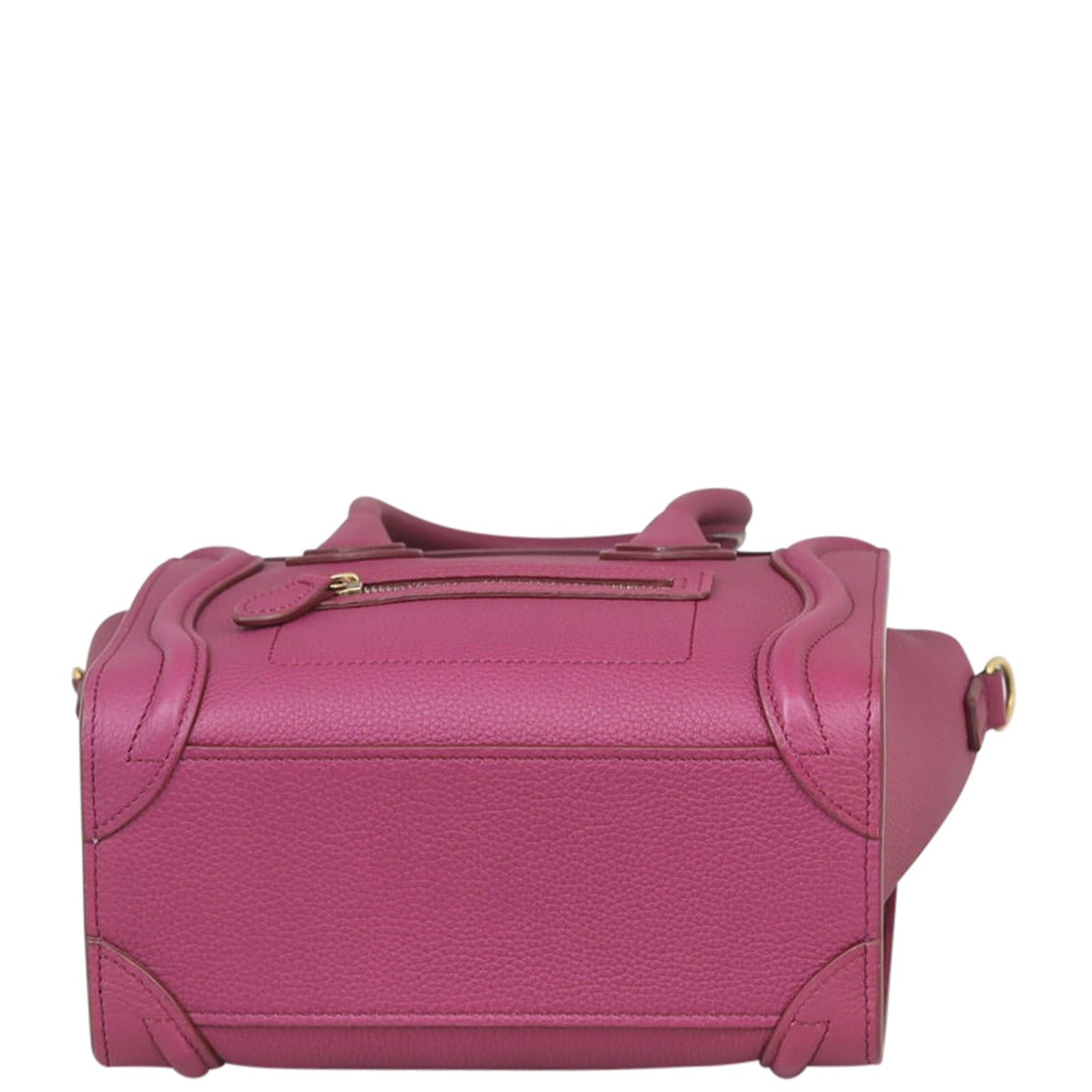 Celine Nano Luggage Tote - plum Base
