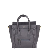 Celine Nano Luggage Tote – black Front
