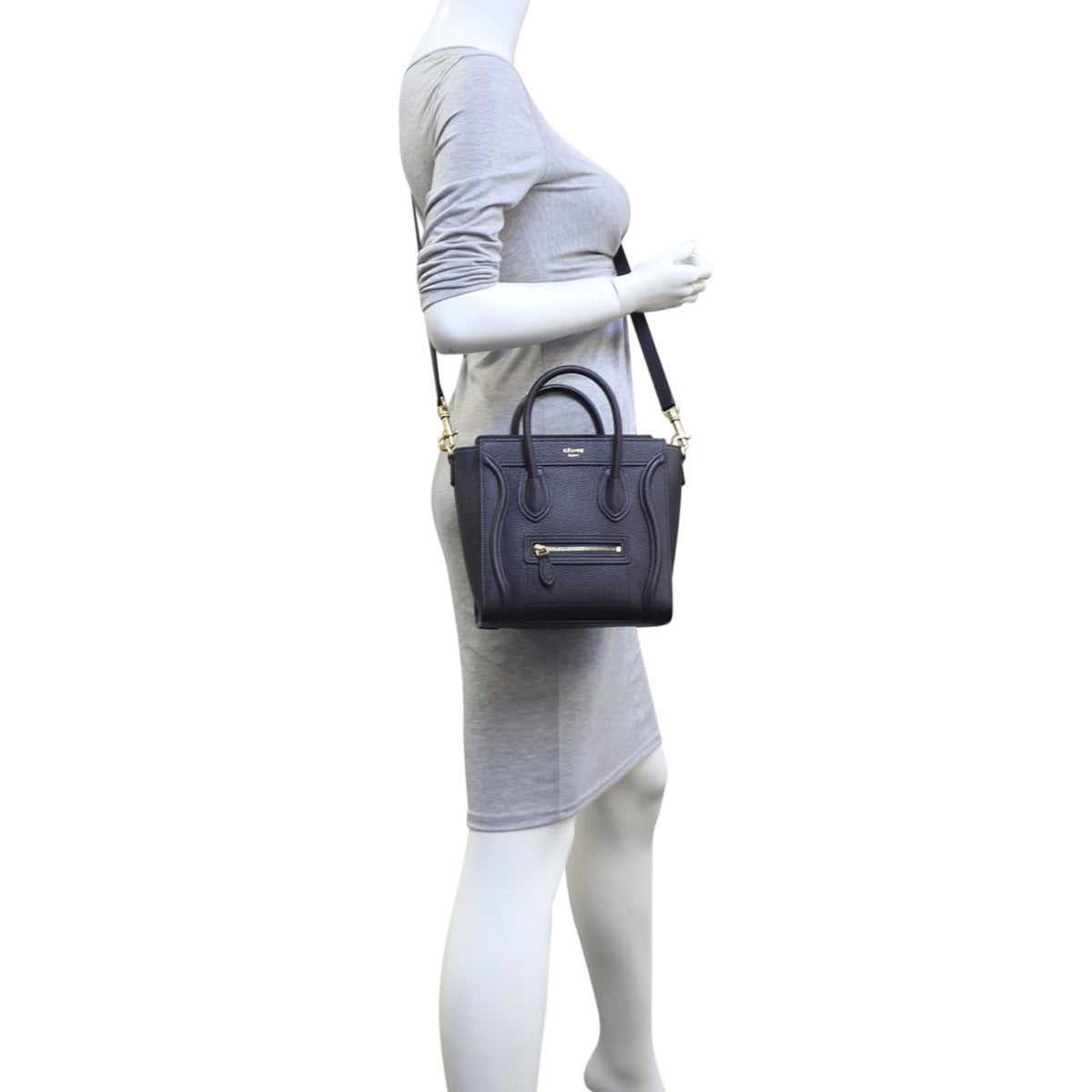 Celine Nano Luggage Tote – black Mannequin
