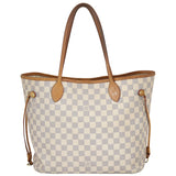 Louis Vuitton Neverfull MM Damier Azur Front
