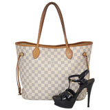 Louis Vuitton Neverfull MM Damier Azur Shoe
