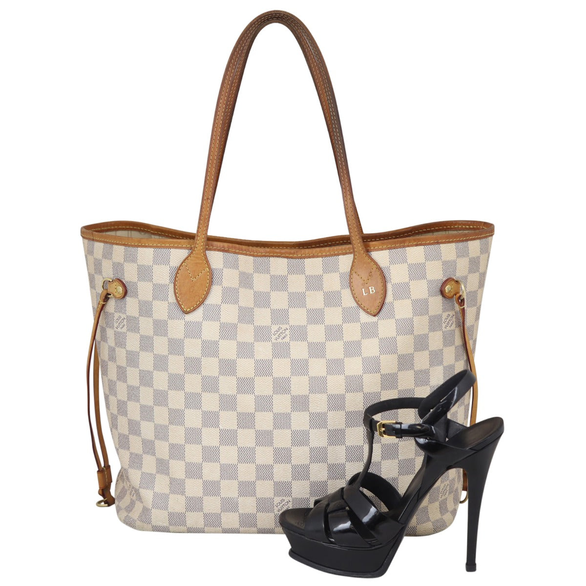 Louis Vuitton Neverfull MM Damier Azur Shoe

