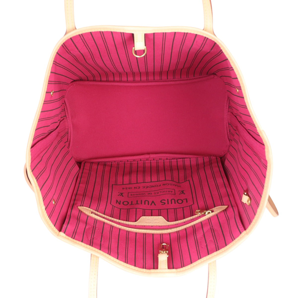 Louis Vuitton Neverfull MM Monogram Whole interior
