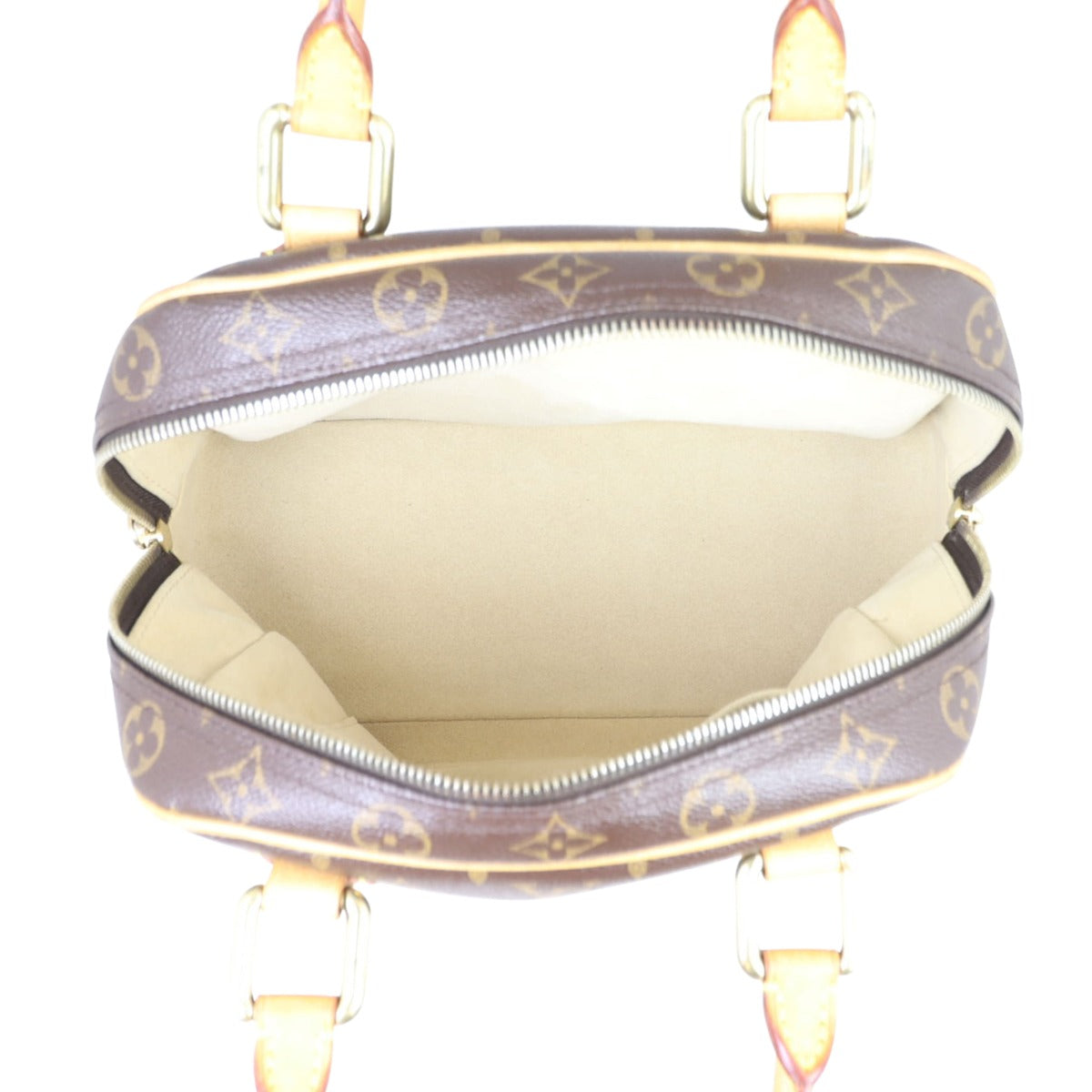 Louis Vuitton Manhattan PM Monogram Whole interior
