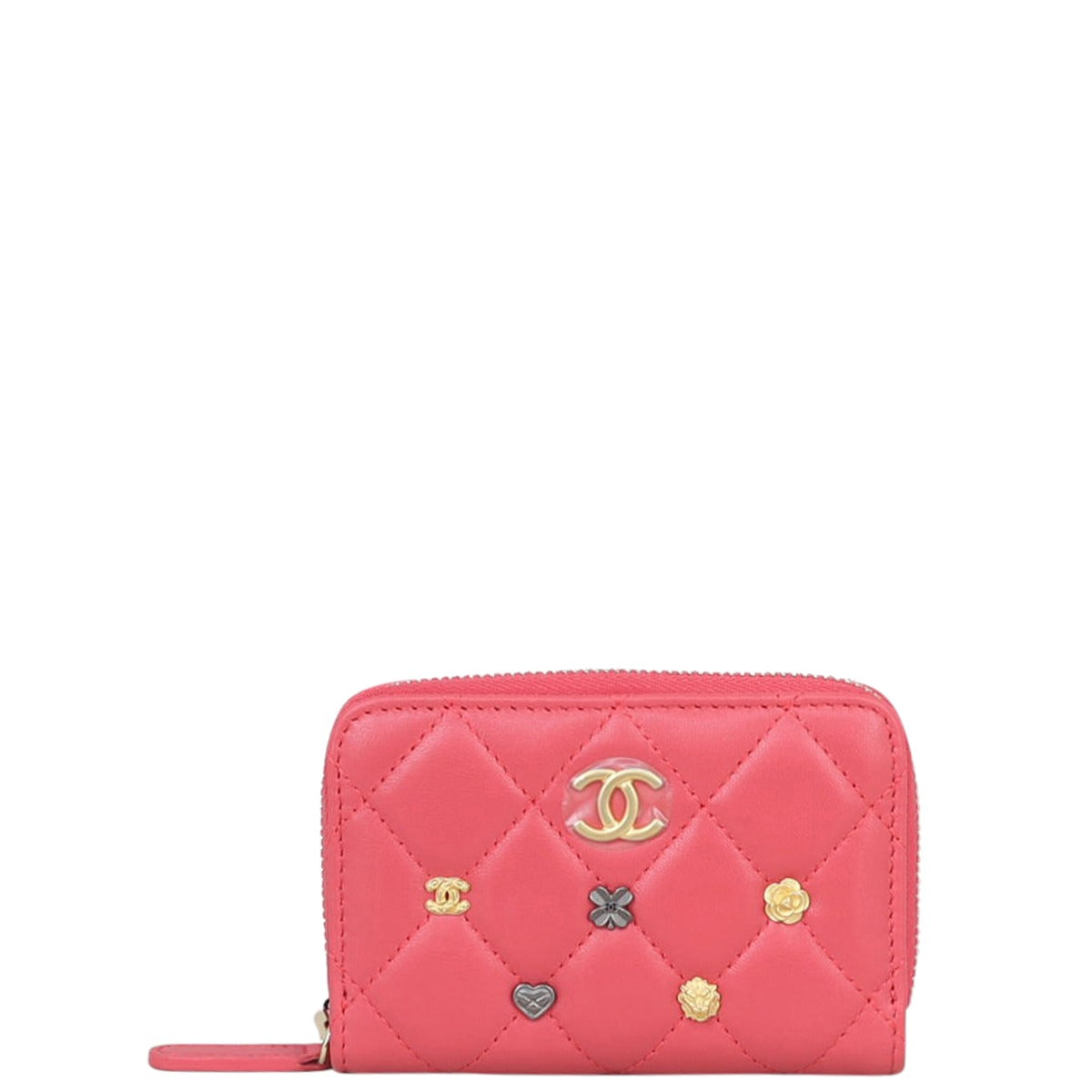 Chanel Lucky Charms Zip Coin Purse Front
