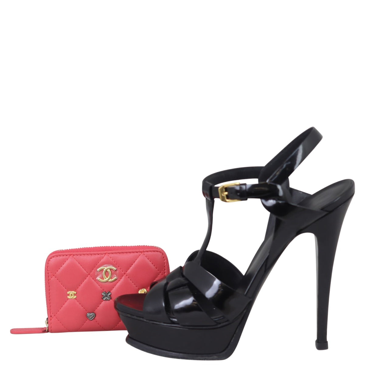 Chanel Lucky Charms Zip Coin Purse Shoe
