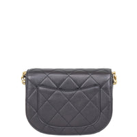 Chanel Mini Round Messenger Bag Back
